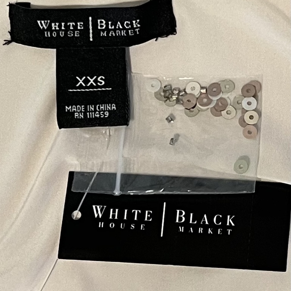 White House Black Market Sequins Tank Top in Size XXS - Picture 15 of 15